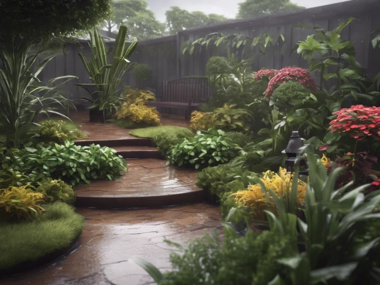 préparer son jardin pour la saison des pluies